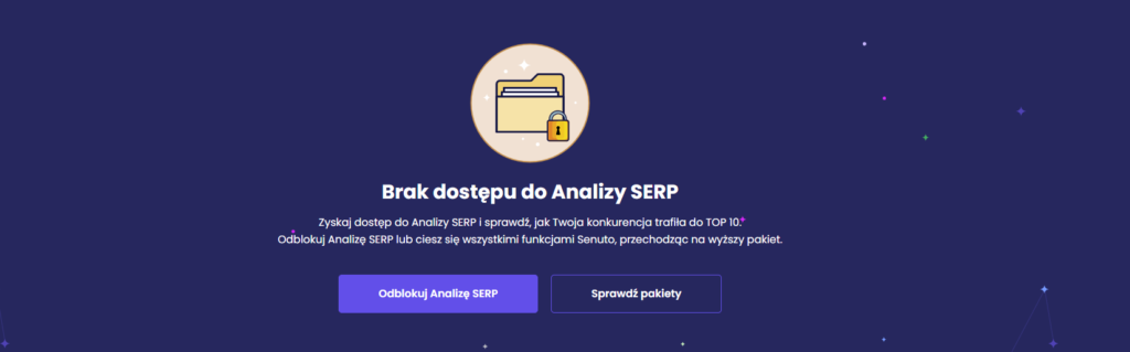 analiza serp w senuto