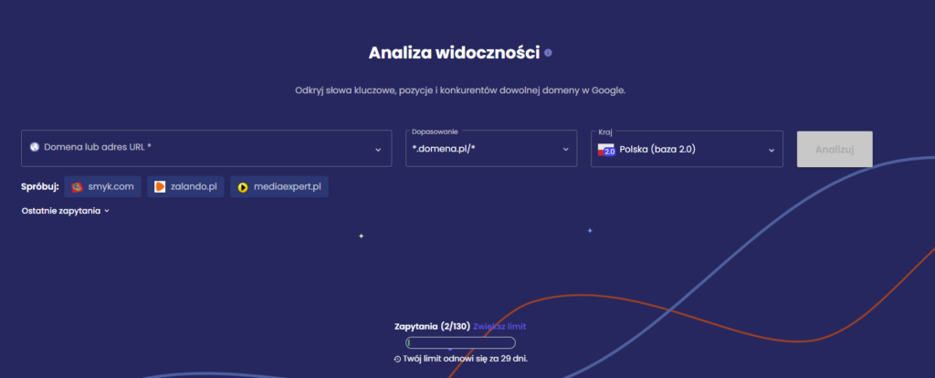 Analiza widoczności w Senuto